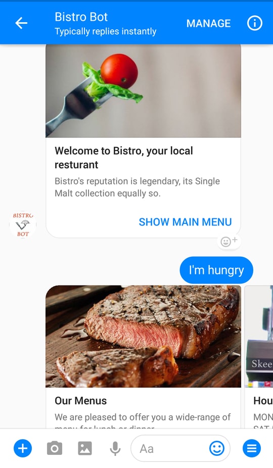 The Bistro Bot by Sauco Media